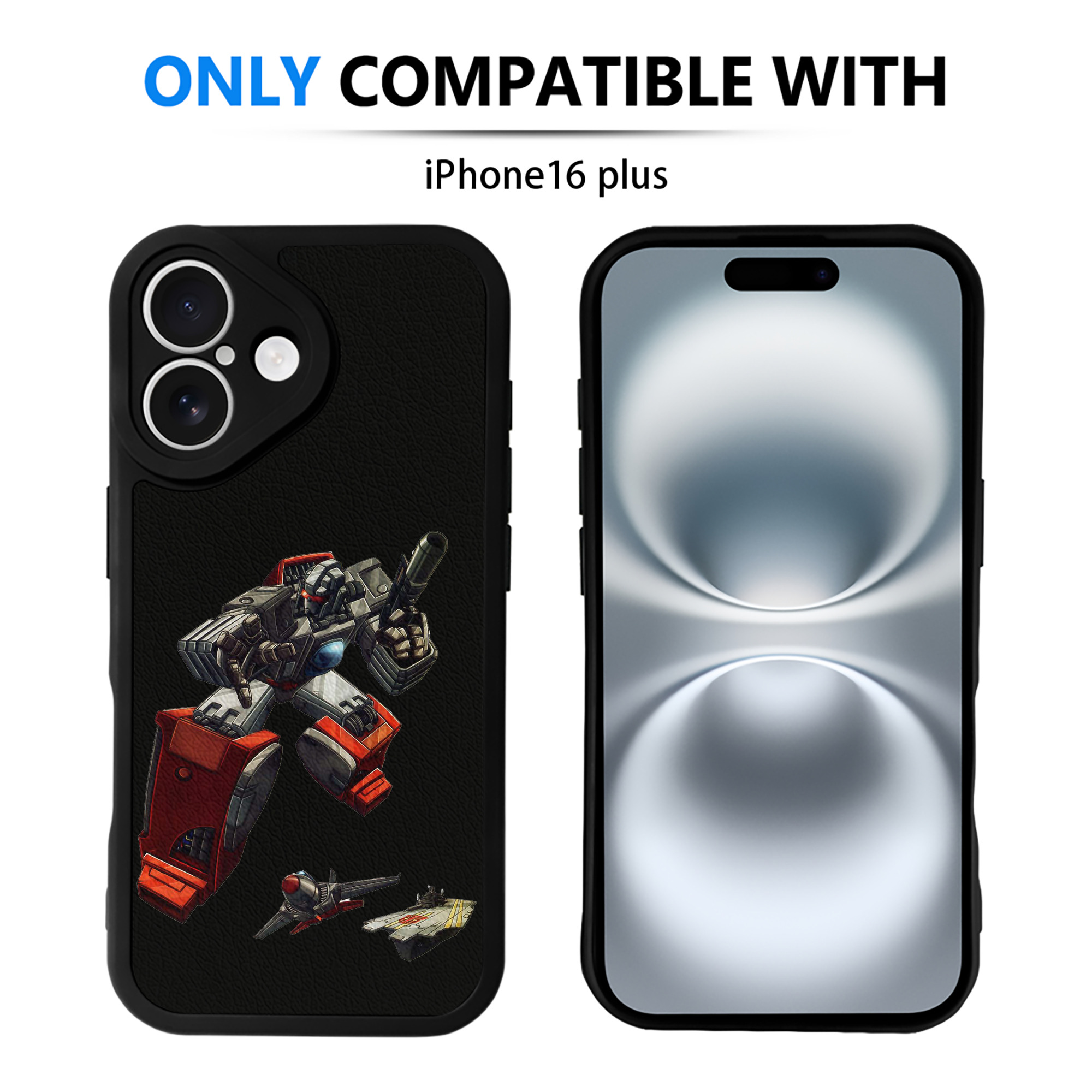 （画像用）  【iPhone 16シリーズ対応】シリコンスマホケース（レザー調） 材質：シリコン